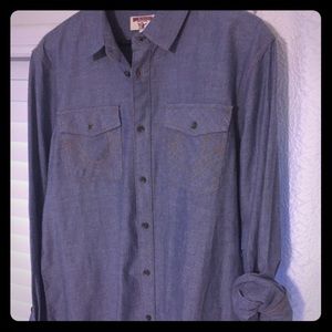 True Religion authentic utility chambray shirt